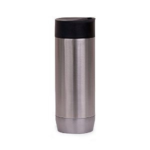 CANECA AÇO INOX PAREDE DUPLA 450ML PRETO CA8300