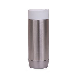 CANECA AÇO INOX PAREDE DUPLA 450ML BRANCA CA8300