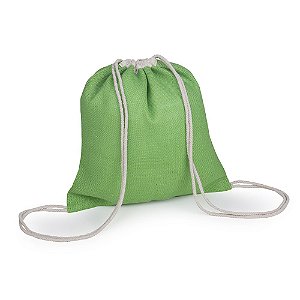 MOCHILA EM JUTA VERDE LIMAO