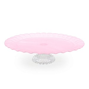 BOLEIRA DE VIDRO G ROSA