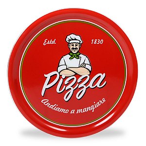 PRATO DE PIZZA DE VIDRO 40 CM