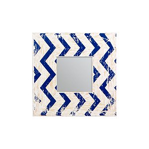ESPELHO COM MOLDURA MOD 01 AZUL