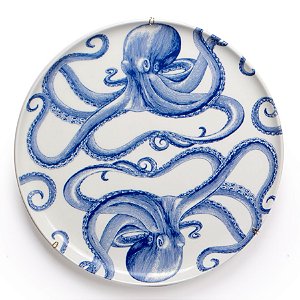 PRATO DE PORCELANA 23 CM - POLVOS