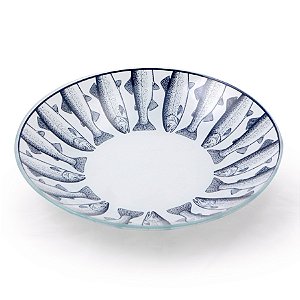 BOWL DE VIDRO GRANDE - PEIXES