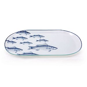 ORNAMENTO DE VIDRO OVAL MEDIA