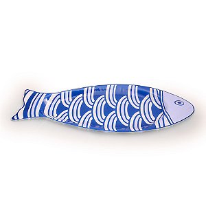 ORNAMENTO DE VIDRO PEIXE GRANDE 56 X 22 X 2