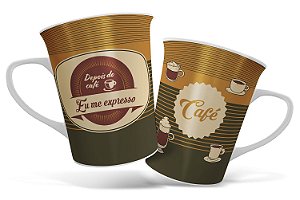 CANECA CAFÉ RETRO 340ML