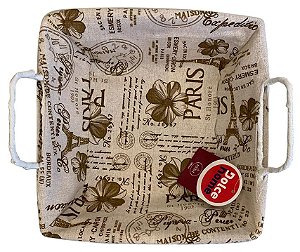 CESTA PARIS QUADRADA 22,5X11CM