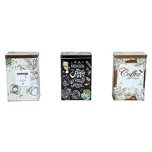LATA DECORATIVO COM DISPENSER 12X8X10