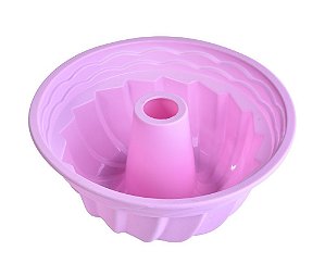 FORMA DE SILICONE PARA PUDIM 21,5X8,5CM