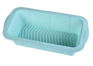 FORMA RETANGULAR DE SILICONE PARA BOLO E TORTA 25X12X7CM