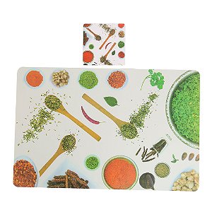 JOGO AMERICANO TEMPEROS 6 PCS DE PLASTICO