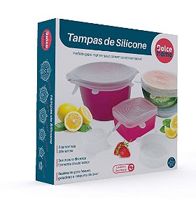 TAMPAS DE SILICONE MULTI USO 6PCS
