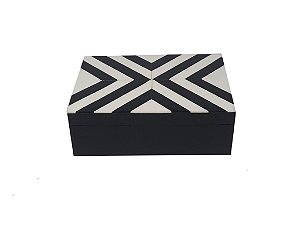 CAIXA DE MADEIRA DE RESINA 15X10X6CM