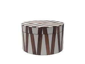 CAIXA DE MADEIRA DE RESINA 15X15X10CM