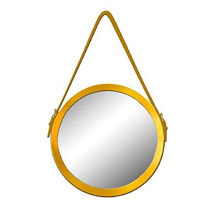 ESPELHO DECORATIVO DOURADO GRÉCIA - 50X50X3,5CM