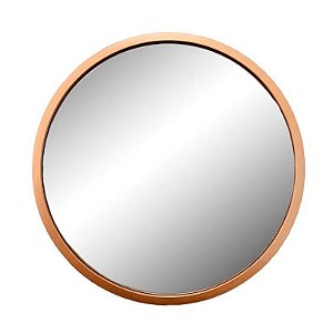 ESPELHO DECORATIVO ROSE GOLD - 52X52X1,5CM