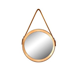 ESPELHO DECORATIVO ROSE GOLD GRÉCIA - 39X39X3,5CM