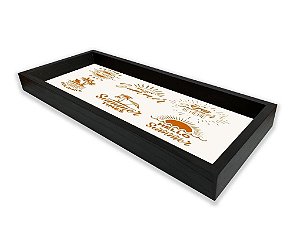 BANDEJA PRETA SUMMER 34X14X3CM