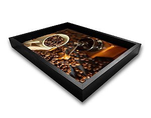BANDEJA PRETA EXPRESSO 41x31x3CM