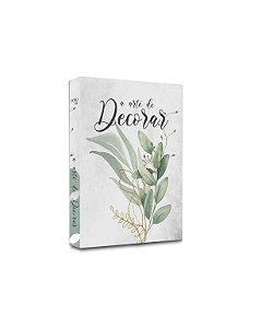 CAIXA LIVRO PLANTAS DECORAR 26X17X4CM