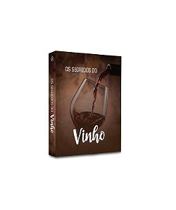 CAIXA LIVRO OS SEGREDOS DO VINHO 26X17X4CM