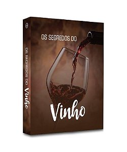 CAIXA LIVRO OS SEGREDOS DO VINHO 30X24X4CM