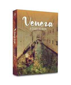 CAIXA LIVRO VENEZA A CIDADE DO AMOR 30X24X4CM