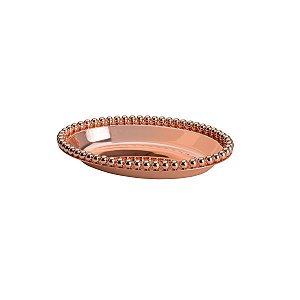 BANDEJA DE ZAMAC BALLS ROSÉ 17,5x12x2,5cm