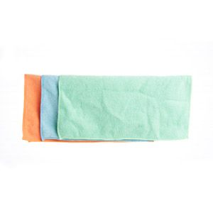 CJ 3 PANOS DE LIMPEZA EM MICROFIBRA 30x30cm - 220g