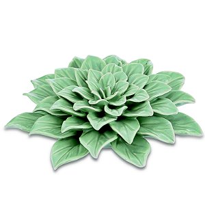 FLOR VERDE EM CERAMICA