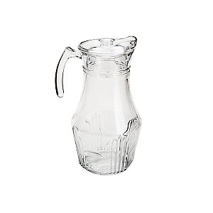 JARRA DE VIDRO C/TAMPA DE PLÁSTICO DÁLIA 1,6l
