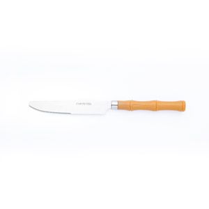 FACA P/MESA DE AÇO INOX C/CABO PLÁSTICO BAMBU BASIC 21,5cm