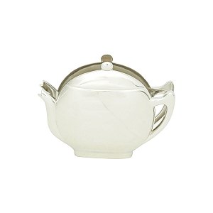 PORTA GUARDANAPOS DE ZAMAC NIQUELADO TEAPOT 13x5,5x10,5cm