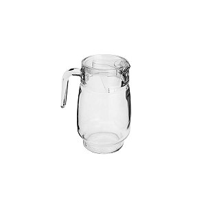 JARRA DE VIDRO C/TAMPA DE PLÁSTICO SPACE 1,3l