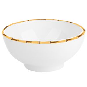 BOWL DE PORCELANA BAMBU 20,4x8,7cm