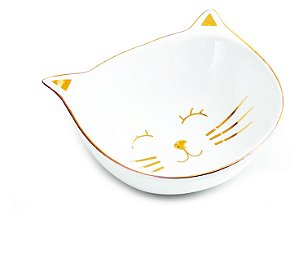 MINI PRATO GATO EM CERAMICA