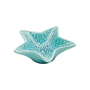 DECOR DE CERÂMICA ESTRELA AZUL 15,5x5cm