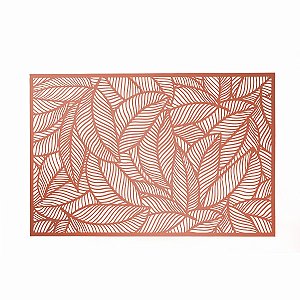 LUGAR AMERICANO DE PLÁSTICO LEAF ROSÉ 30x45cm