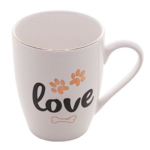 CANECA DE PORCELANA LOVE PET 350ml