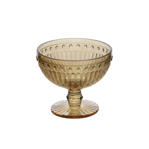 CJ 6 TAÇAS DE VIDRO EMPIRE ÂMBAR METALIZADO 310ml