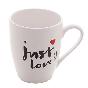 CANECA DE PORCELANA JUST LOVE YOU 350ml
