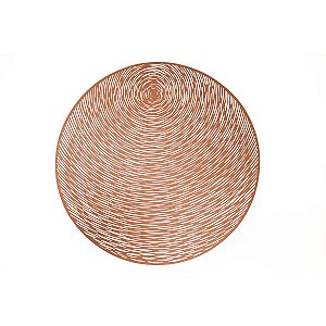 LUGAR AMERICANO DE PLÁSTICO GLOBE ROSÉ 38cm