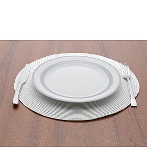 LUGAR AMERICANO DE PLÁSTICO FRESNO BRANCO 38cm