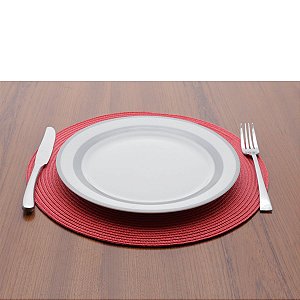 LUGAR AMERICANO DE PLÁSTICO FRESNO VERMELHO 38cm