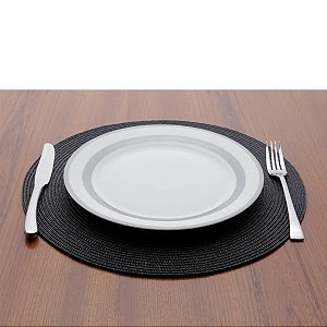 LUGAR AMERICANO DE PLÁSTICO FRESNO PRETO 38cm