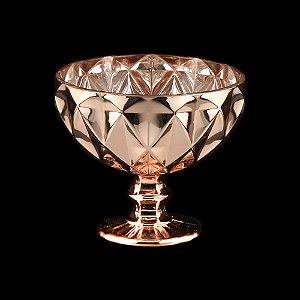 CJ 6 TAÇAS DE VIDRO DIAMOND ROSÉ GOLDEN 310ml