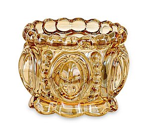 PORTA-VELAS CHAMPANHE EM VIDRO