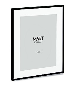 PORTA-RETRATO PRETO EM METAL - 10X15