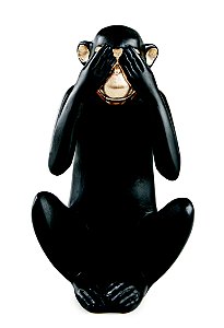 KIT MACACO EM POLIRESINA - 3 PÇS